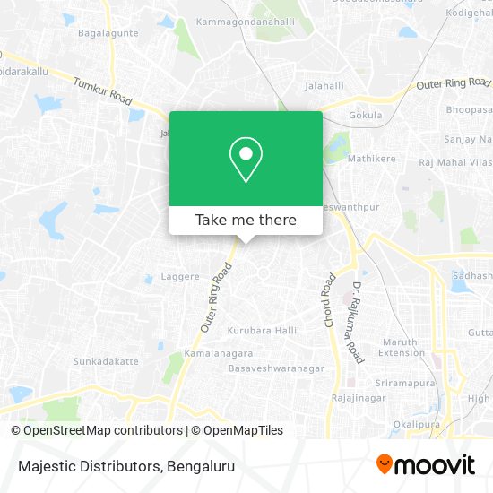 Majestic Distributors map