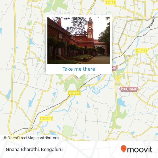 Gnana Bharathi map