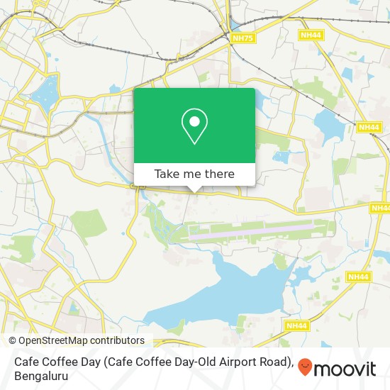 Cafe Coffee Day (Cafe Coffee Day-Old Airport Road) map