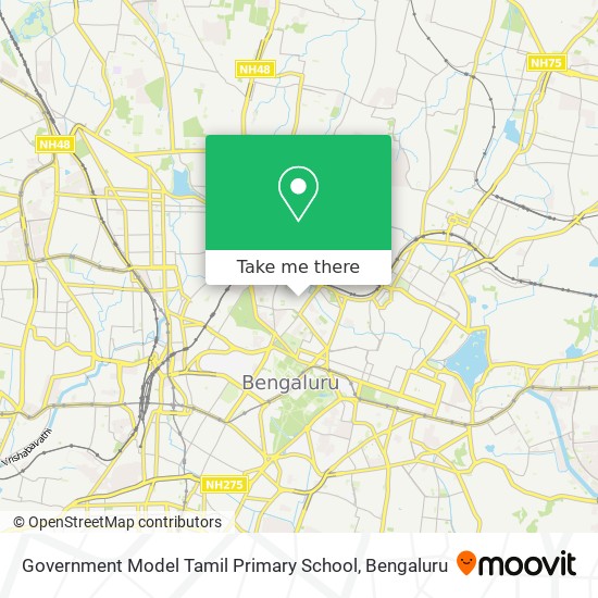 Government Model Tamil Primary School map