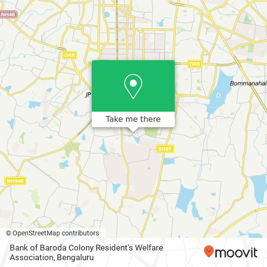 Bank of Baroda Colony Resident's Welfare Association map