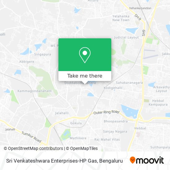 Sri Venkateshwara Enterprises-HP Gas map