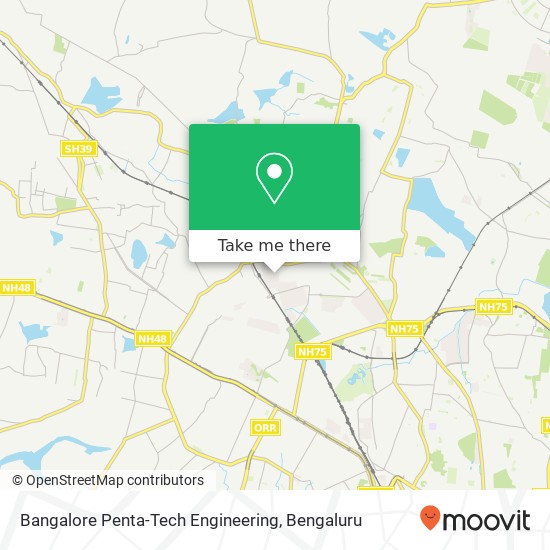 Bangalore Penta-Tech Engineering map