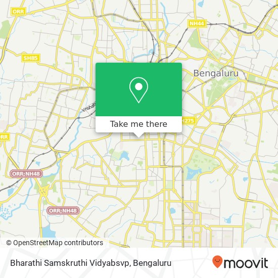 Bharathi Samskruthi Vidyabsvp map