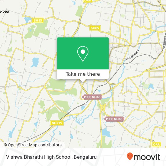 Vishwa Bharathi High School map