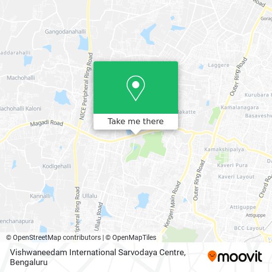 Vishwaneedam International Sarvodaya Centre map