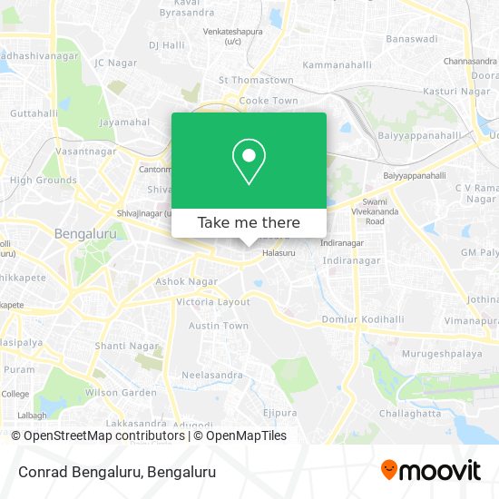 Conrad Bengaluru map