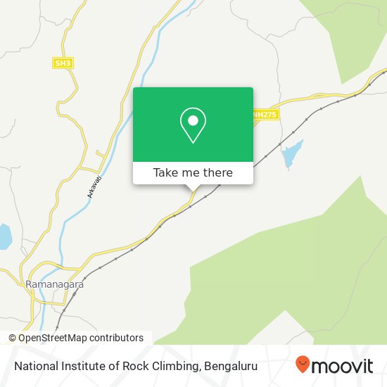 National Institute of Rock Climbing map