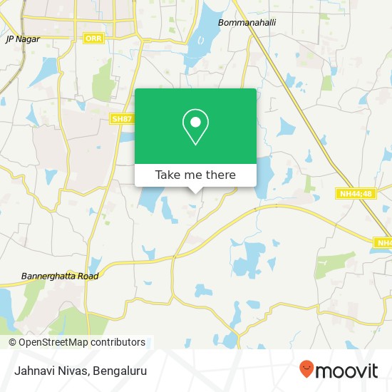 Jahnavi Nivas map