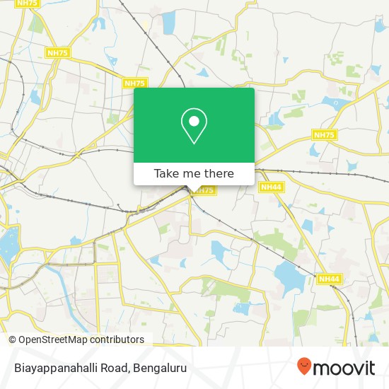 Biayappanahalli Road map