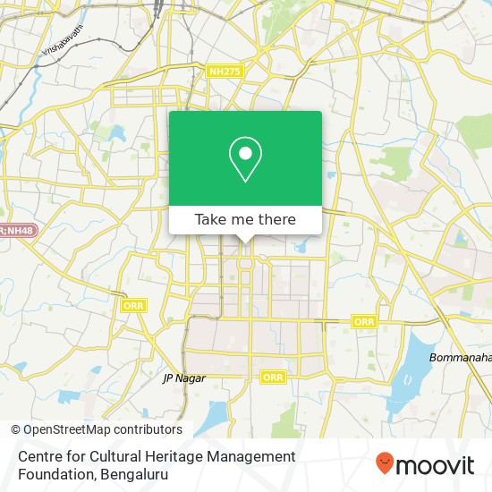 Centre for Cultural Heritage Management Foundation map