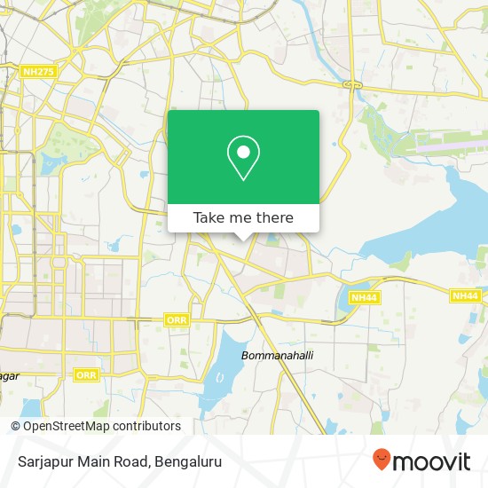 Sarjapur Main Road map