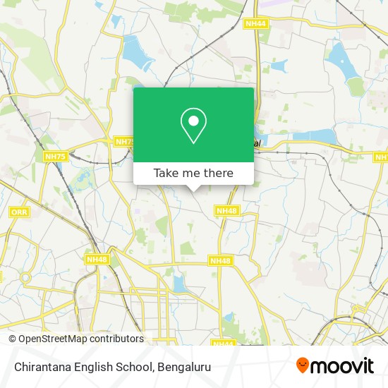 Chirantana English School map