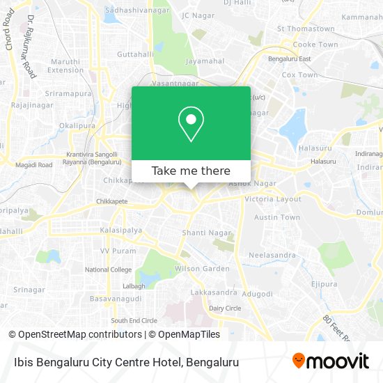 Ibis Bengaluru City Centre Hotel map