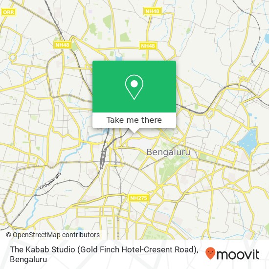 The Kabab Studio (Gold Finch Hotel-Cresent Road) map