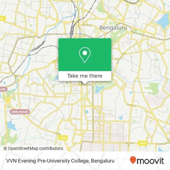 VVN Evening Pre-University College map