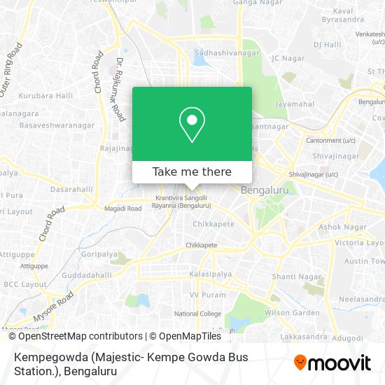 Kempegowda (Majestic- Kempe Gowda Bus Station.) map