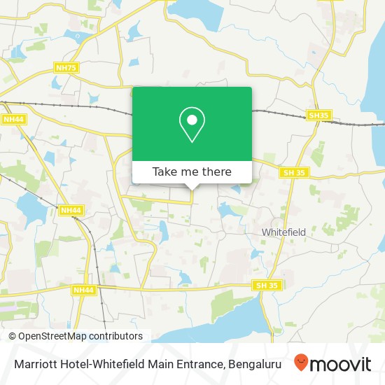 Marriott Hotel-Whitefield Main Entrance map