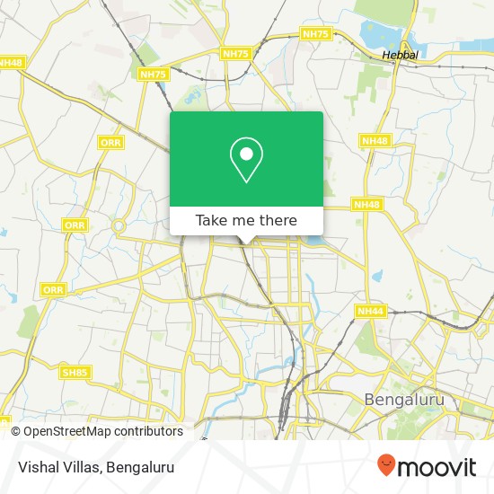 Vishal Villas map