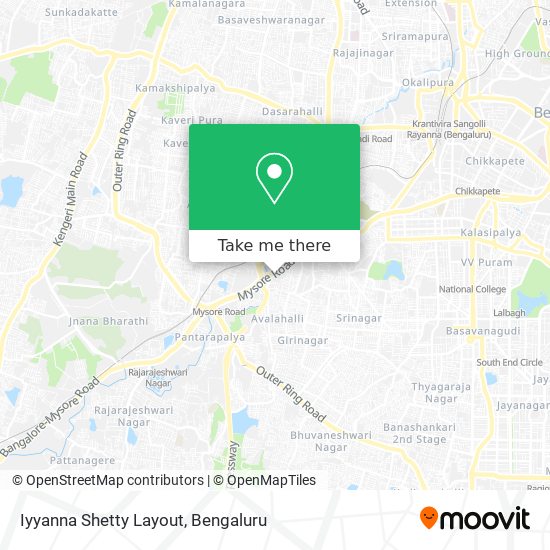 Iyyanna Shetty Layout map