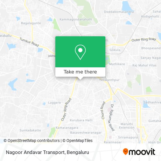 Nagoor Andavar Transport map