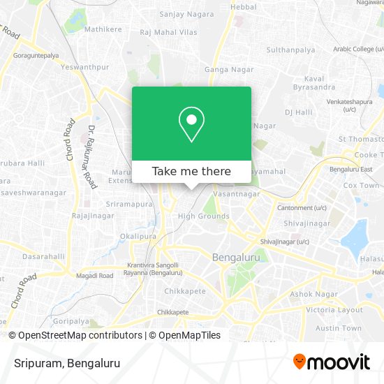 Sripuram map