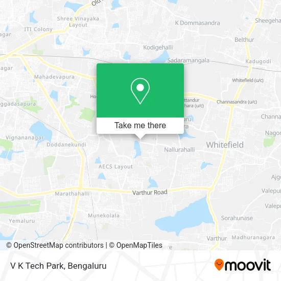 V K Tech Park map