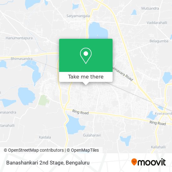 Banashankari 2nd Stage map