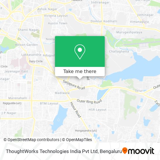 ThoughtWorks Technologies India Pvt Ltd map