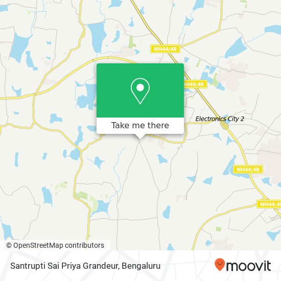 Santrupti Sai Priya Grandeur map