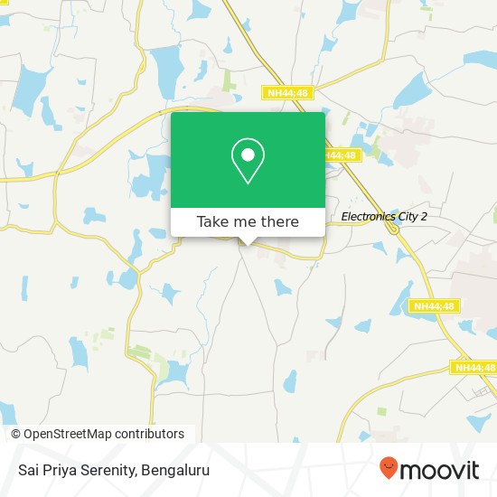 Sai Priya Serenity map