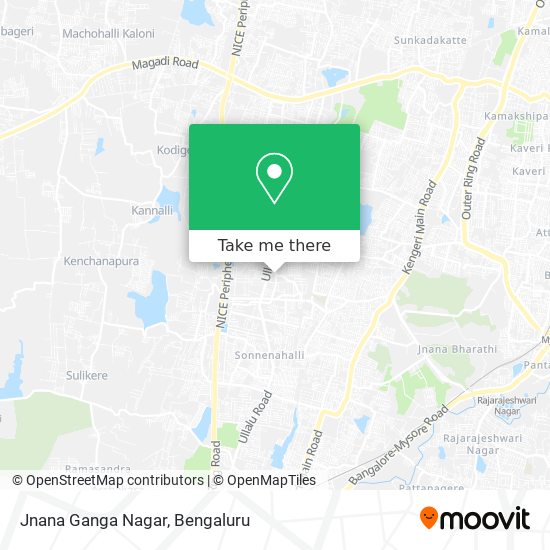Jnana Ganga Nagar map