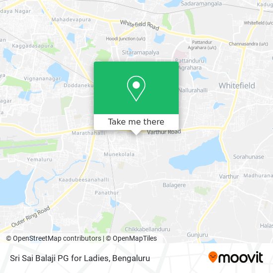 Sri Sai Balaji PG for Ladies map