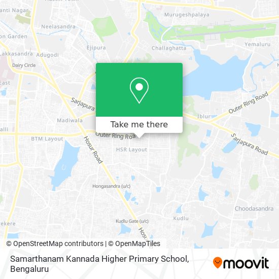 Samarthanam Kannada Higher Primary School map