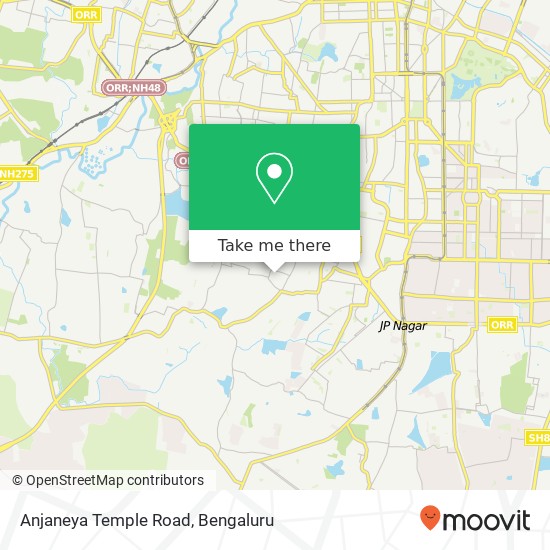 Anjaneya Temple Road map