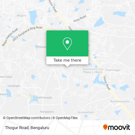 Thogur Road map