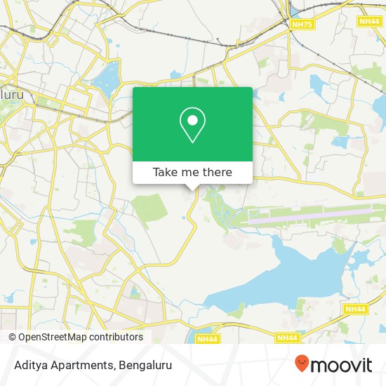 Aditya Apartments map