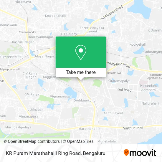 Kr Puram Bangalore Map How To Get To Kr Puram Marathahalli Ring Road In Bengaluru By Bus Or Train?