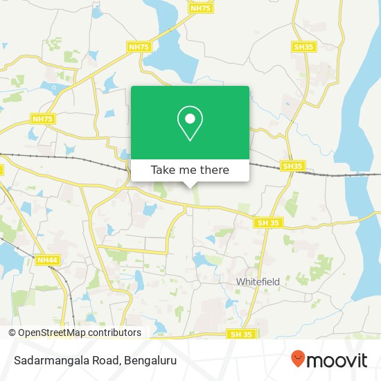 Sadarmangala Road map