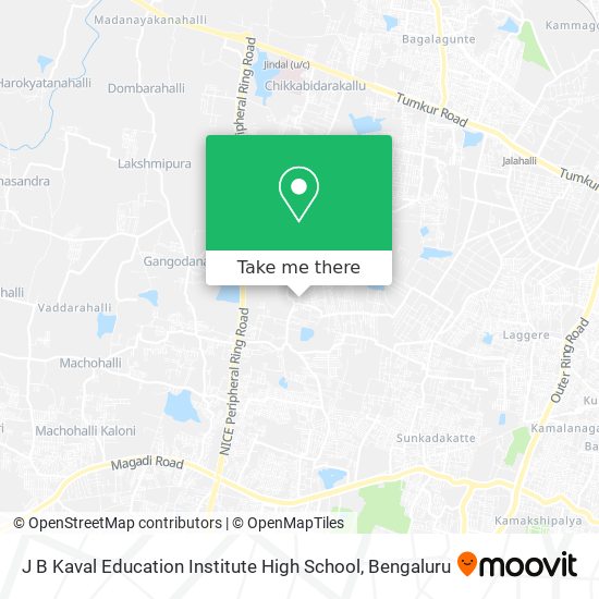 J B Kaval Education Institute High School map