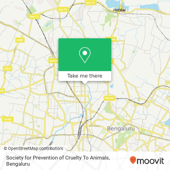 Society for Prevention of Cruelty To Animals map