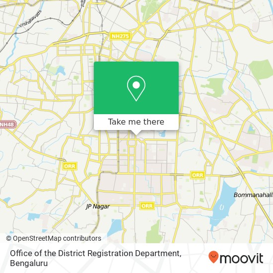 Office of the District Registration Department map