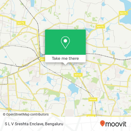 S L V Sreshta Enclave map