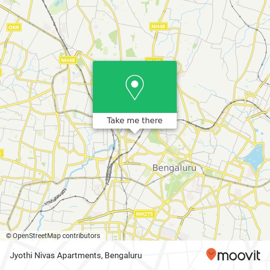 Jyothi Nivas Apartments map