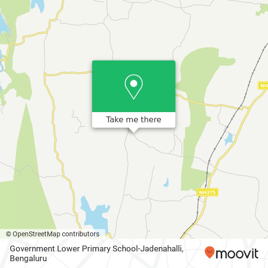 Government Lower Primary School-Jadenahalli map