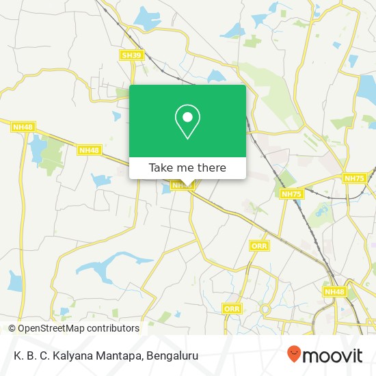 K. B. C. Kalyana Mantapa map