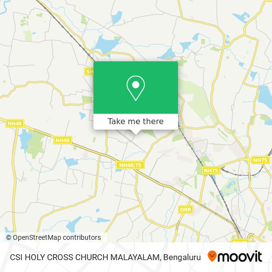 CSI HOLY CROSS CHURCH MALAYALAM map