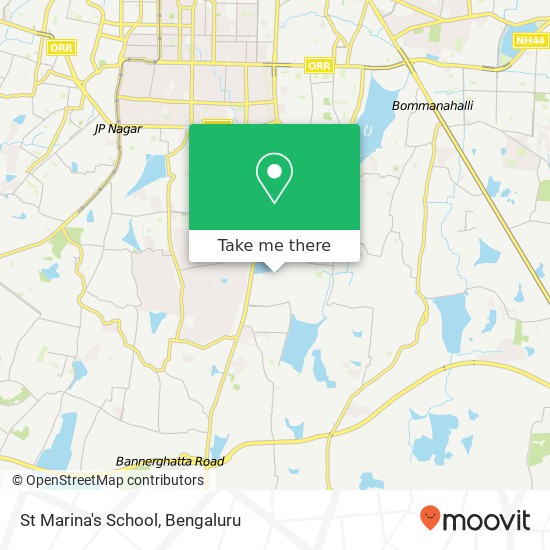 St Marina's School map