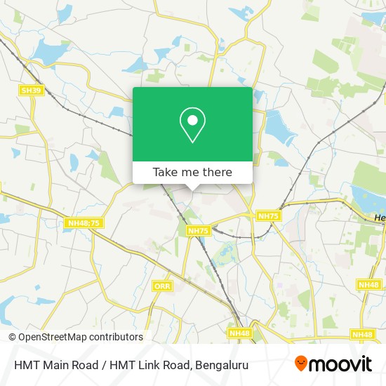 HMT Main Road / HMT Link Road map