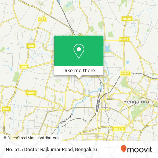 No. 615 Doctor Rajkumar Road map